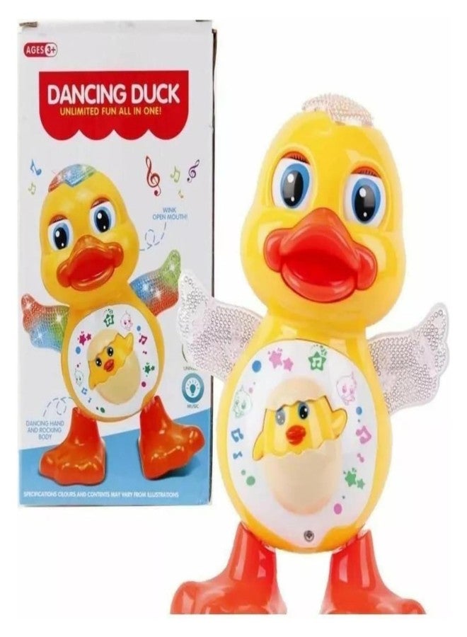 Manos Duck Toy fuiger with Light and Movable Toy for Kids Pack of 1 - Image 1